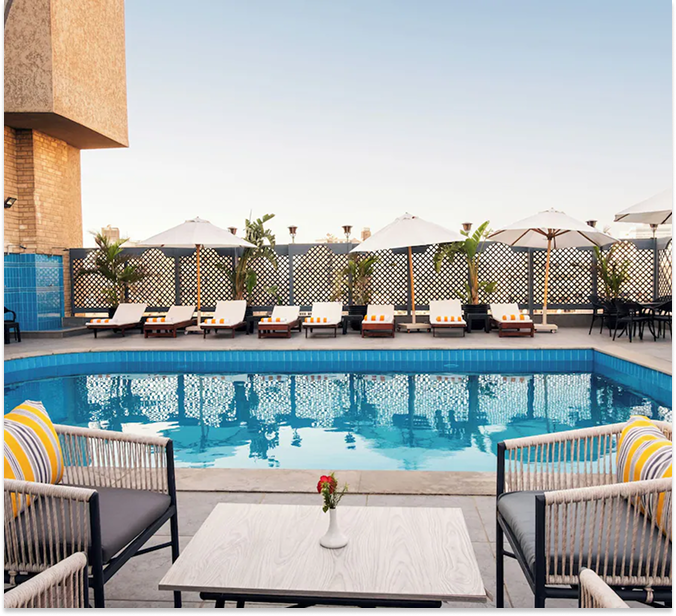 Hotel Marwa palace Hotel Cairo, Ägypten, Kairo. Großes 1